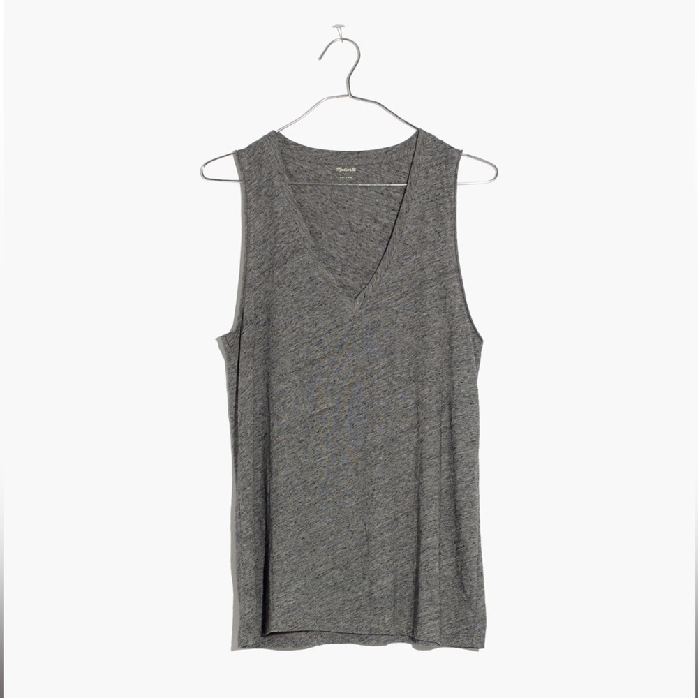 MOVING SALE | Women’s Madewell Whisper Cotton V-Neck Pocket Tank, Size XXL
